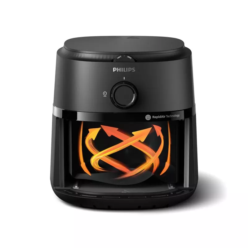 Φριτέζα Θερμού Αέρα Philips 1000 Σειρά NA110/00 3,2 l 1300 W Μαύρο