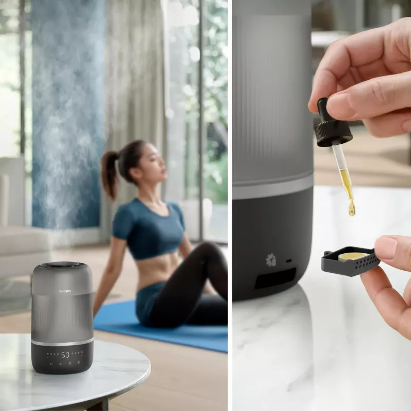 Υπερηχητικός Υγραντήρας Αέρα Philips HU1510/03 3L Μαύρο 19,6W