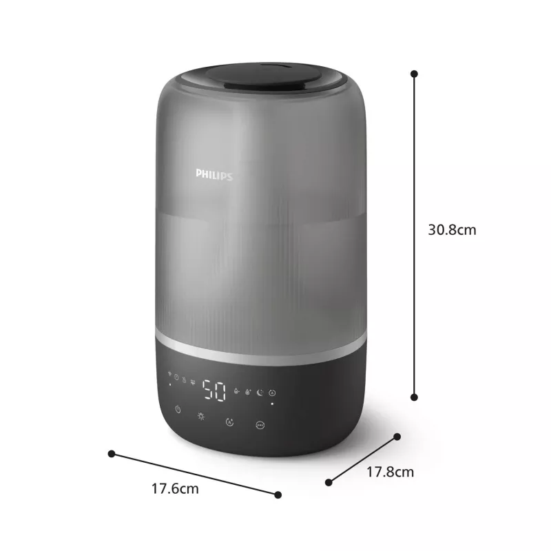 Υπερηχητικός Υγραντήρας Αέρα Philips HU1510/03 3L Μαύρο 19,6W