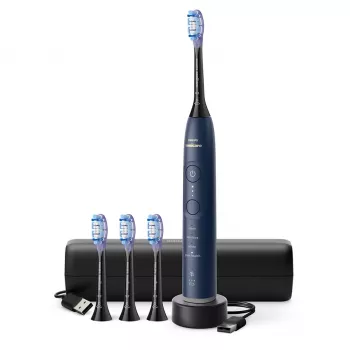 Επαναφορτιζόμενη ηχητική οδοντόβουρτσα Philips Series 7100 HX7423/08 — ενσωματωμένη μπαταρία Li-Ion, 4 κεφαλές βούρτσας, Daily Care/Gum Care/Sensitive