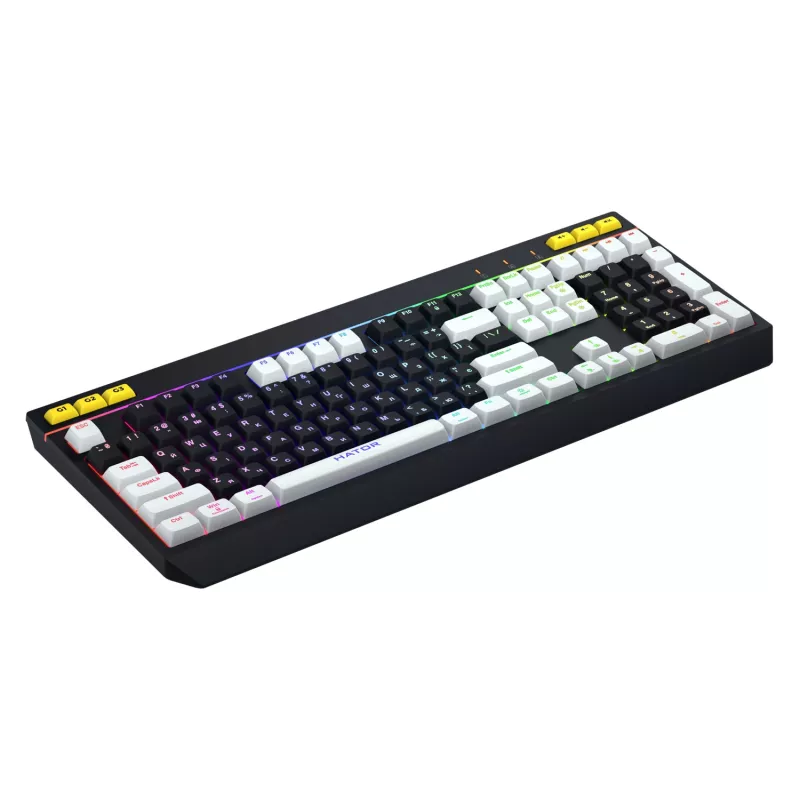 HATOR Icefall Πληκτρολόγιο Gaming USB QWERTY US English Μαύρο RGB LED