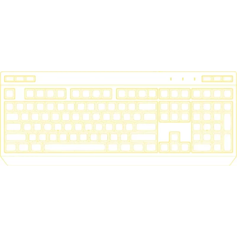 HATOR Icefall Πληκτρολόγιο Gaming USB QWERTY US English Μαύρο RGB LED