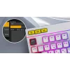 HATOR Icefall Πληκτρολόγιο Gaming USB QWERTY US English Μαύρο RGB LED