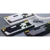 HATOR Icefall Πληκτρολόγιο Gaming USB QWERTY US-Αγγλικά Λευκό Full-Size RGB LED