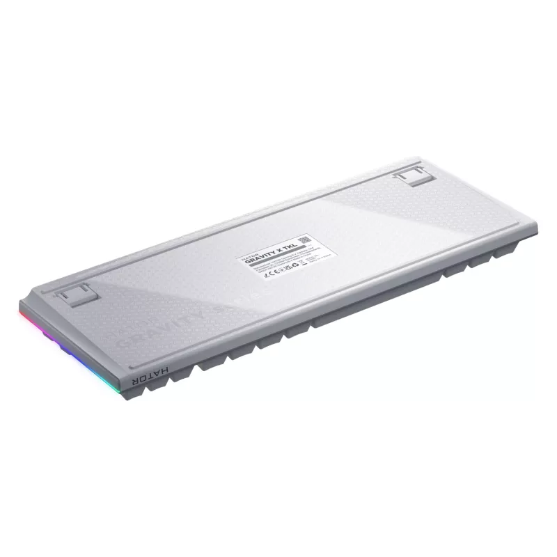 HATOR Gravity X TKL Πληκτρολόγιο Gaming USB QWERTY US English Λευκό