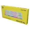 HATOR Gravity X TKL Πληκτρολόγιο Gaming USB QWERTY US English Λευκό