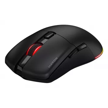 HATOR Pulsar 3 Wireless, μαύρο - Οπτικό Κίτρινο 100M Switches PixArt PMW 3311 (HTM630)