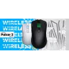 HATOR Pulsar 3 Wireless, μαύρο - Οπτικό Κίτρινο 100M Switches PixArt PMW 3311 (HTM630)