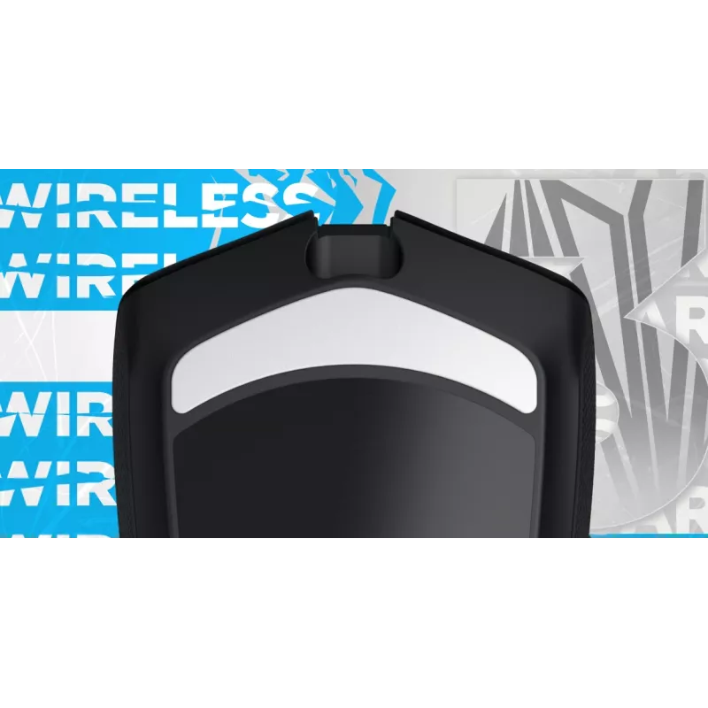 HATOR Pulsar 3 Wireless, λευκό - Οπτικό Κίτρινο 100M Switches PixArt PMW 3311 (HTM631)