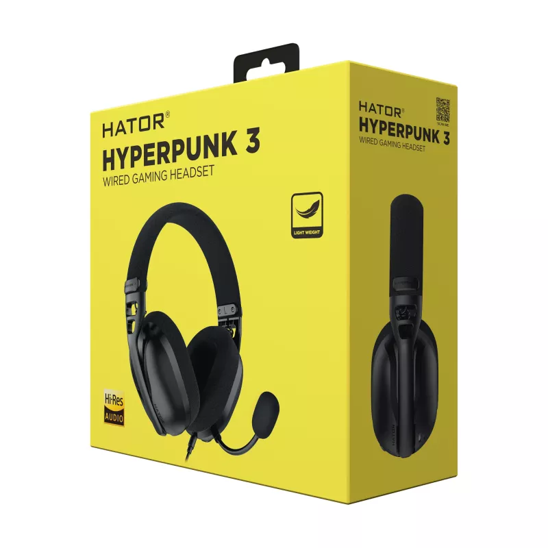 HATOR Hyperpunk 3 Headset Ενσύρματο In-Ear Gaming Μαύρο