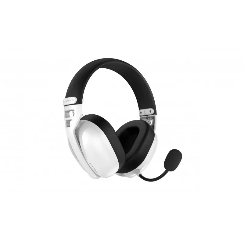 HATOR Hyperpunk 3 ασύρματο Headset Ενσύρματο & Ασύρματο Head-band Gaming USB Type-C / USB Type-A Bluetooth Λευκό