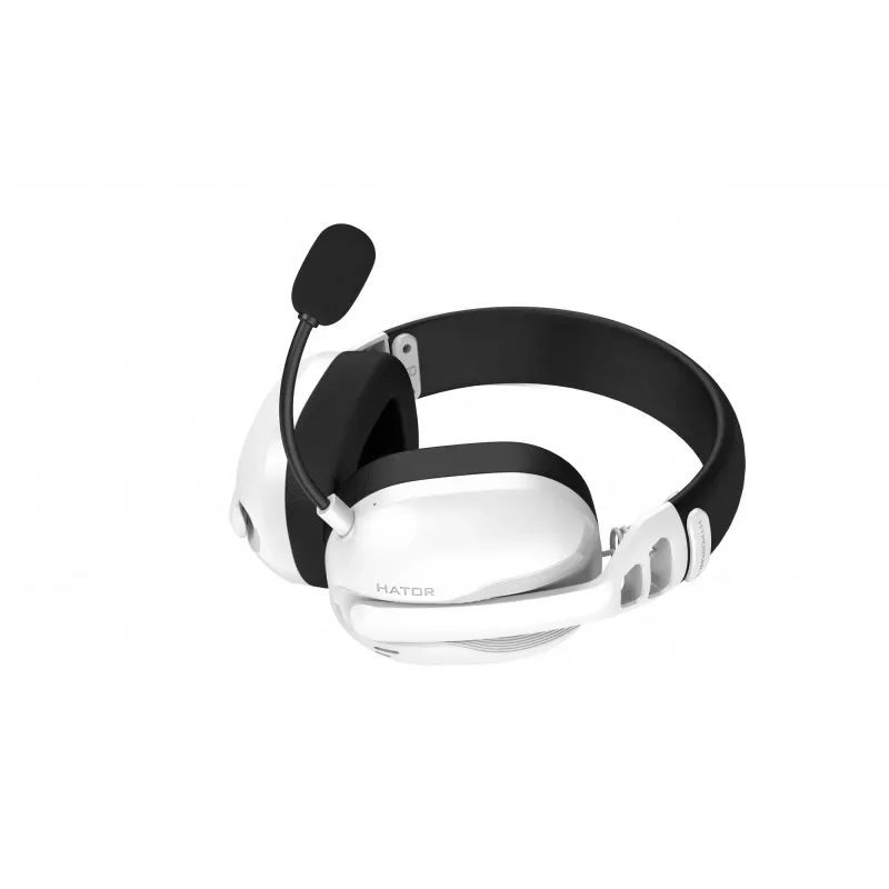 HATOR Hyperpunk 3 ασύρματο Headset Ενσύρματο & Ασύρματο Head-band Gaming USB Type-C / USB Type-A Bluetooth Λευκό