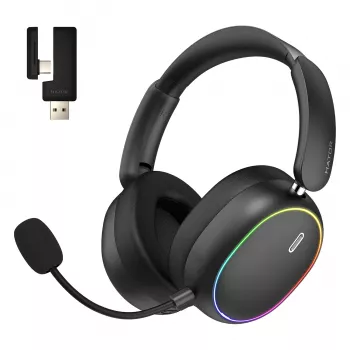 HATOR Phoenix 2 ασύρματο Headset Ενσύρματο & Ασύρματο Head-Band Gaming USB Type-C / USB Type-A Bluetooth Μαύρο