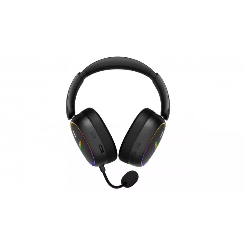 HATOR Phoenix 2 ασύρματο Headset Ενσύρματο & Ασύρματο Head-Band Gaming USB Type-C / USB Type-A Bluetooth Μαύρο
