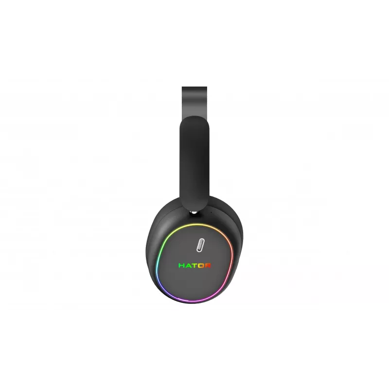 HATOR Phoenix 2 ασύρματο Headset Ενσύρματο & Ασύρματο Head-Band Gaming USB Type-C / USB Type-A Bluetooth Μαύρο
