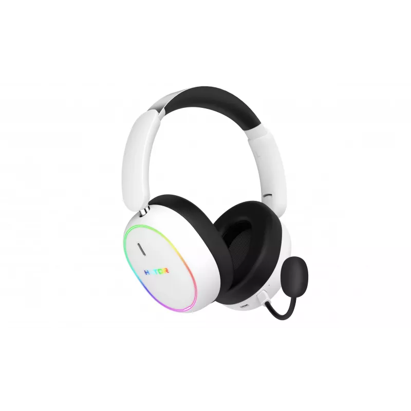 HATOR Phoenix 2 ασύρματο Headset Ενσύρματο & Ασύρματο Headband Gaming USB Type-C / USB Type-A Bluetooth Λευκό