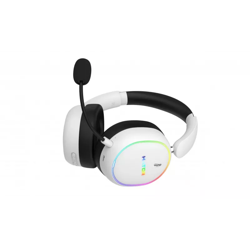 HATOR Phoenix 2 ασύρματο Headset Ενσύρματο & Ασύρματο Headband Gaming USB Type-C / USB Type-A Bluetooth Λευκό