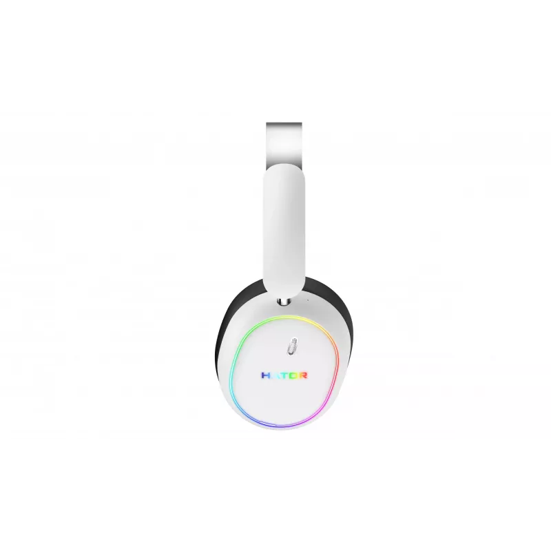 HATOR Phoenix 2 ασύρματο Headset Ενσύρματο & Ασύρματο Headband Gaming USB Type-C / USB Type-A Bluetooth Λευκό