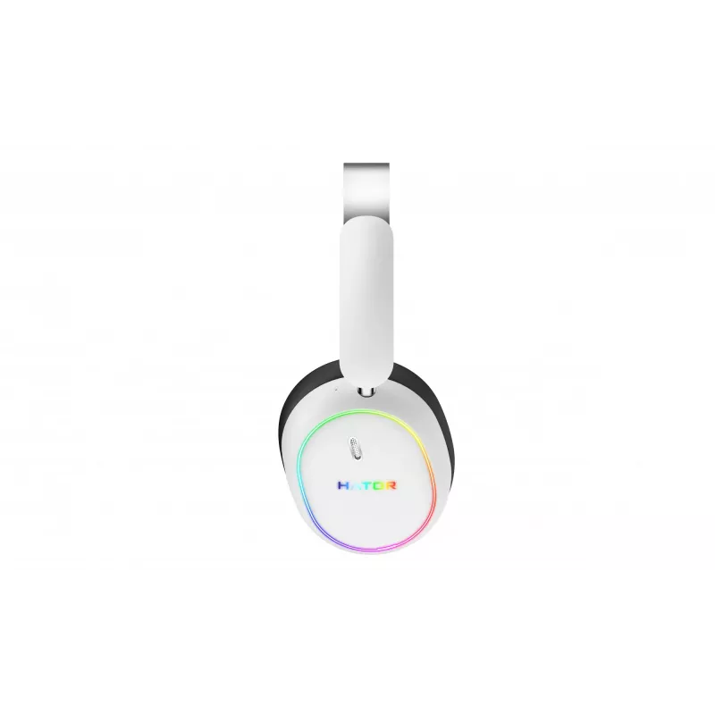 HATOR Phoenix 2 ασύρματο Headset Ενσύρματο & Ασύρματο Headband Gaming USB Type-C / USB Type-A Bluetooth Λευκό