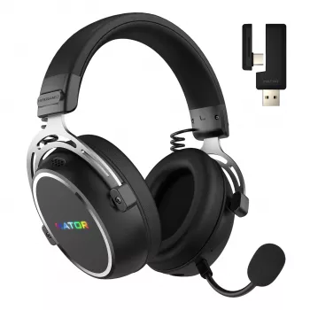 HATOR Hypergang 3 ασύρματο Headset Head-band Gaming USB Type-C / USB Type-A Bluetooth Μαύρο