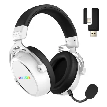 HATOR Hypergang 3 ασύρματο Headset Head-band Gaming USB Type-C / USB Type-A Bluetooth Λευκό