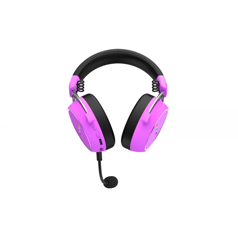 HATOR Hypergang 3 ασύρματο Headset Head-band Gaming USB Type-C / USB Type-A Bluetooth Βιολετί