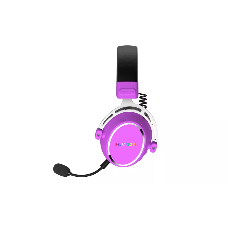 HATOR Hypergang 3 ασύρματο Headset Head-band Gaming USB Type-C / USB Type-A Bluetooth Βιολετί