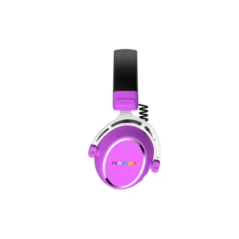 HATOR Hypergang 3 ασύρματο Headset Head-band Gaming USB Type-C / USB Type-A Bluetooth Βιολετί