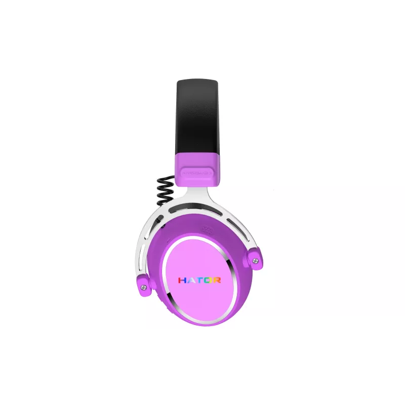 HATOR Hypergang 3 ασύρματο Headset Head-band Gaming USB Type-C / USB Type-A Bluetooth Βιολετί