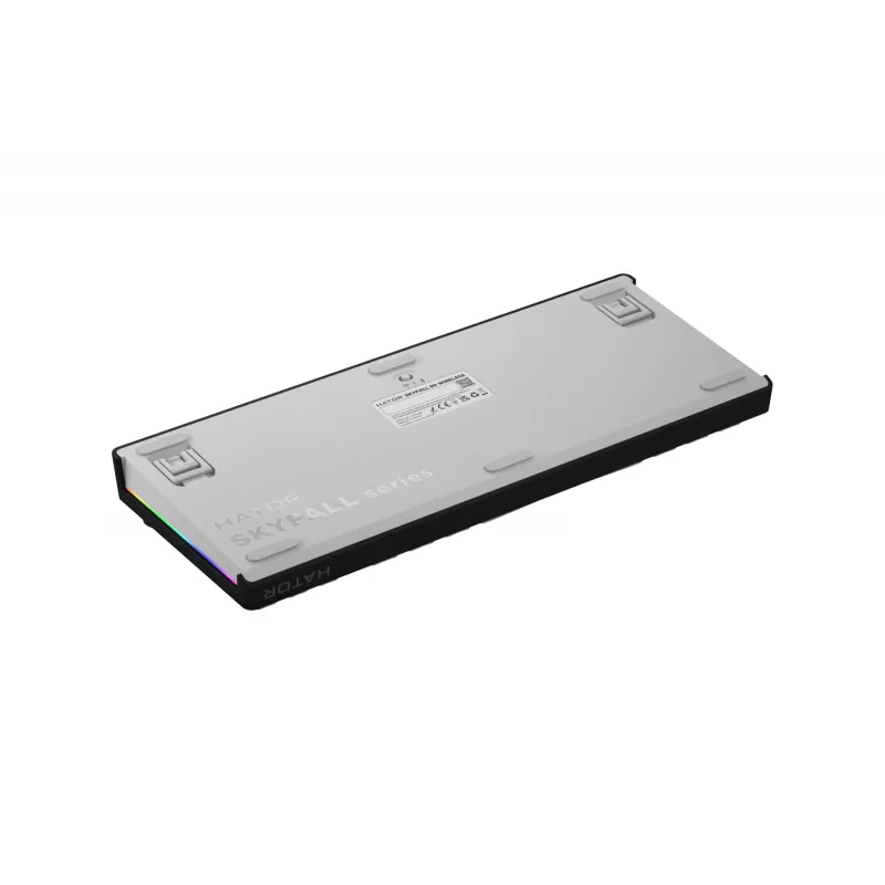 HATOR Skyfall Wireless 80 Πληκτρολόγιο Gaming USB + RF Wireless + Bluetooth QWERTY US English Μαύρο, Λευκό