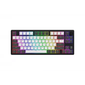 HATOR Skyfall Pro Wireless 80 Πληκτρολόγιο Gaming USB + RF Wireless + Bluetooth QWERTY US English Μαύρο, Γκρι