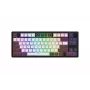 HATOR Skyfall Pro Wireless 80 Πληκτρολόγιο Gaming USB + RF Wireless + Bluetooth QWERTY US English Μαύρο, Γκρι