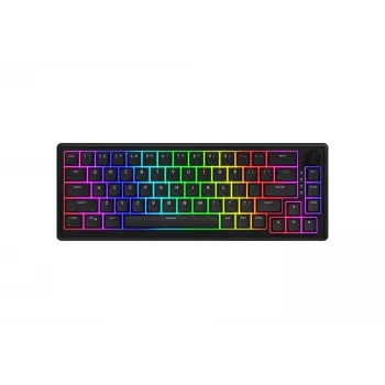 HATOR Skyfall 65 Ενσύρματο, Μηχανικό, USB-C, Aurum Sterling, 70M Πατήματα, RGB, Μαύρο, 790g
