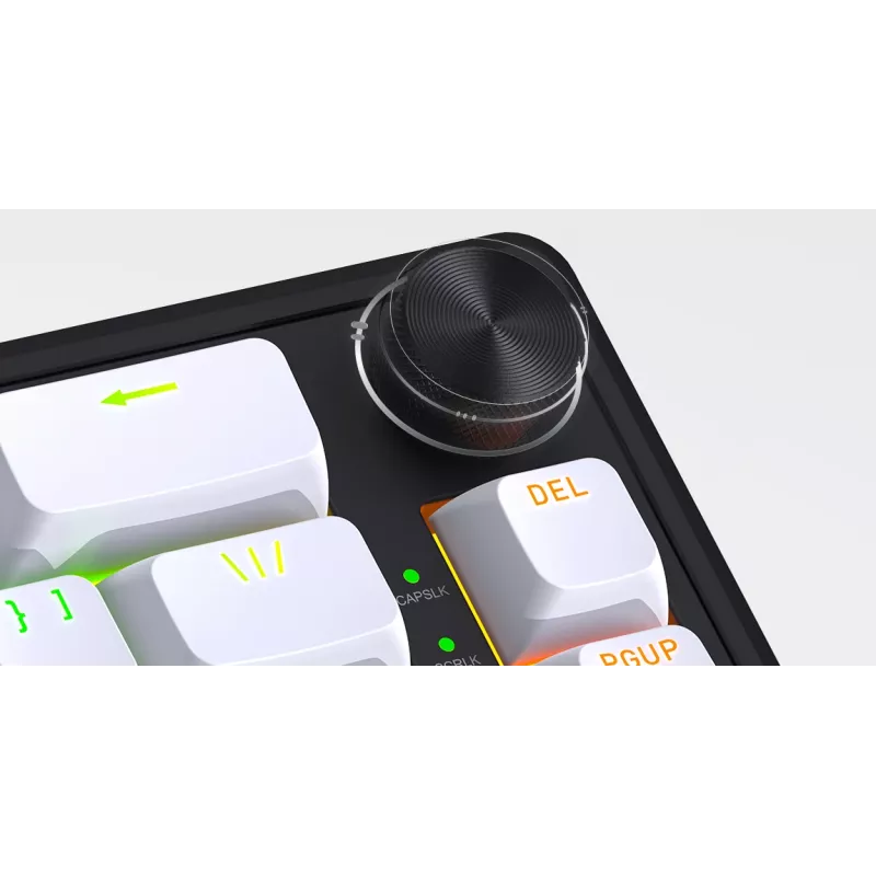 HATOR Skyfall Wireless 65 Πληκτρολόγιο Gaming USB + RF Wireless + Bluetooth QWERTY US English Μαύρο, Λευκό