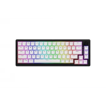HATOR Skyfall 65 MAG ULTRA 8K Πληκτρολόγιο Gaming USB QWERTY US-Αγγλικά Μαύρο, Λευκό