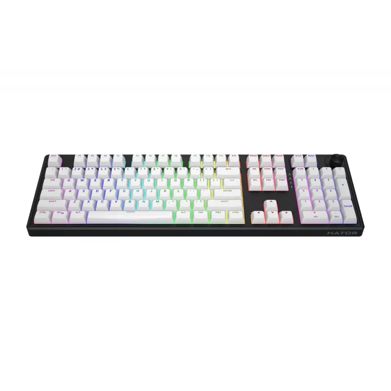 HATOR Skyfall Wireless 100 πληκτρολόγιο Gaming USB + RF Wireless + Bluetooth QWERTY US English μαύρο, λευκό