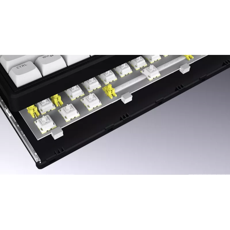 HATOR Skyfall Wireless 100 πληκτρολόγιο Gaming USB + RF Wireless + Bluetooth QWERTY US English μαύρο, λευκό