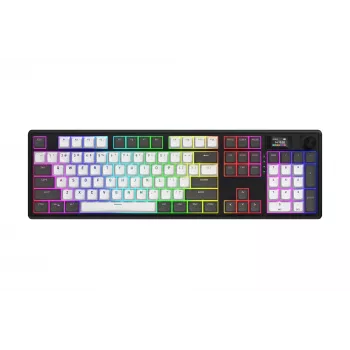 HATOR Skyfall Pro Wireless 100 πληκτρολόγιο Gaming USB + RF Wireless + Bluetooth QWERTY US English μαύρο, γκρι