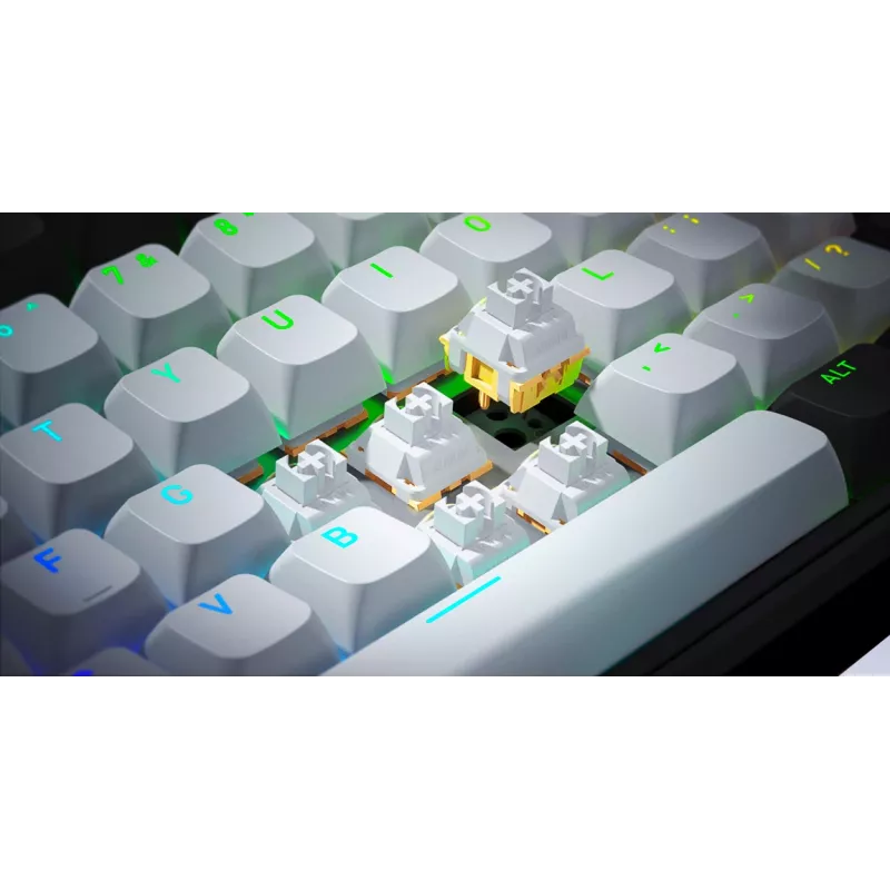 HATOR Skyfall Pro Wireless 100 πληκτρολόγιο Gaming USB + RF Wireless + Bluetooth QWERTY US English μαύρο, γκρι