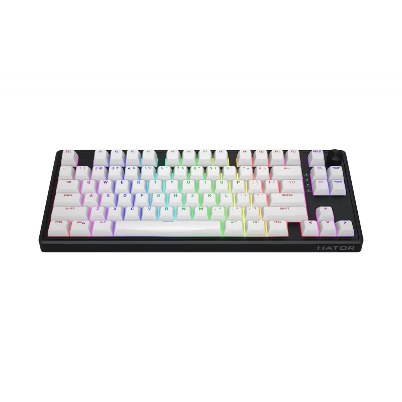 HATOR Skyfall 80 MAG ULTRA 8K πληκτρολόγιο Gaming USB QWERTY US-Αγγλικά μαύρο, λευκό