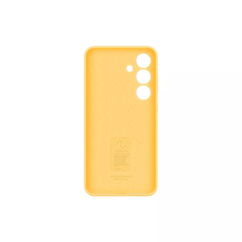 Samsung Galaxy S24 Κίτρινη θήκη σιλικόνης Μονοχρωματική εφαρμογή