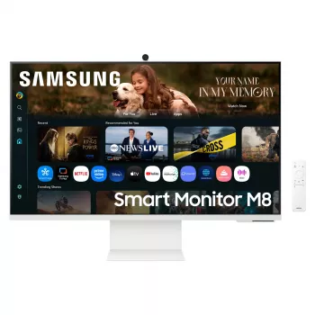 Samsung M8 M80F Οθόνη υπολογιστή 81,3 cm (32 ίντσες) 3840 x 2160 Pixel 4K Ultra HD LCD Λευκό