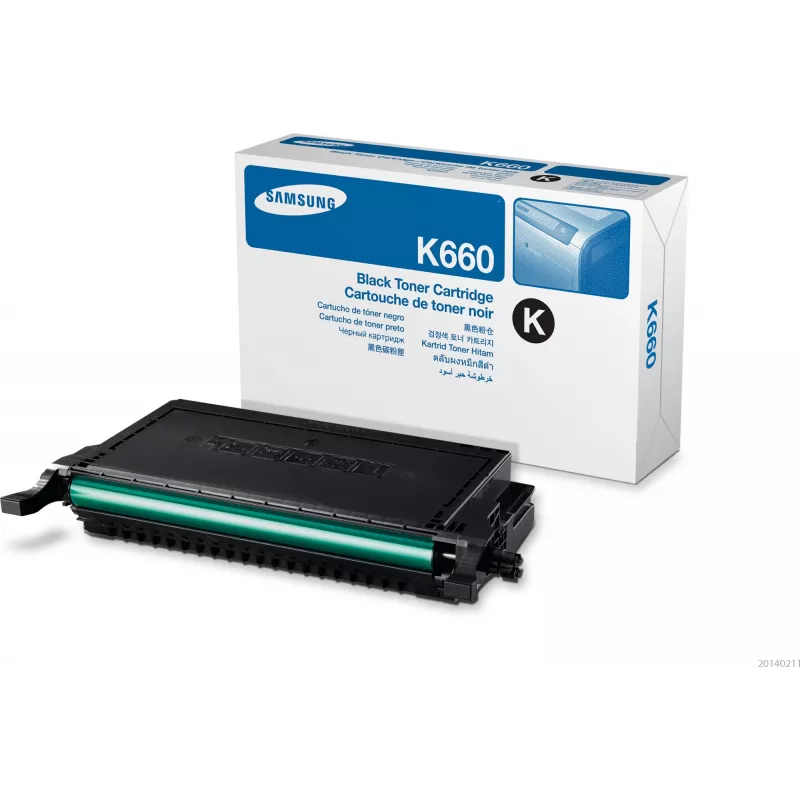 Samsung CLP-K660A Μαύρο τόνερ, 2500 σελίδες, Μαύρο, 1 τεμ.