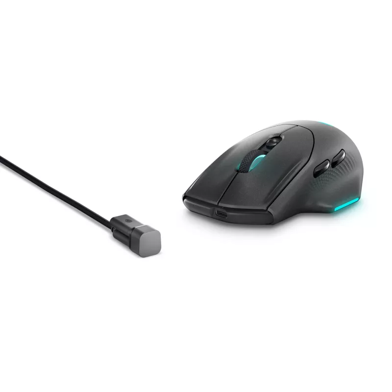 Alienware AW620M Ποντίκι Gaming Δεξίχειρο RF Wireless + USB Type-C Οπτικό 26000 DPI