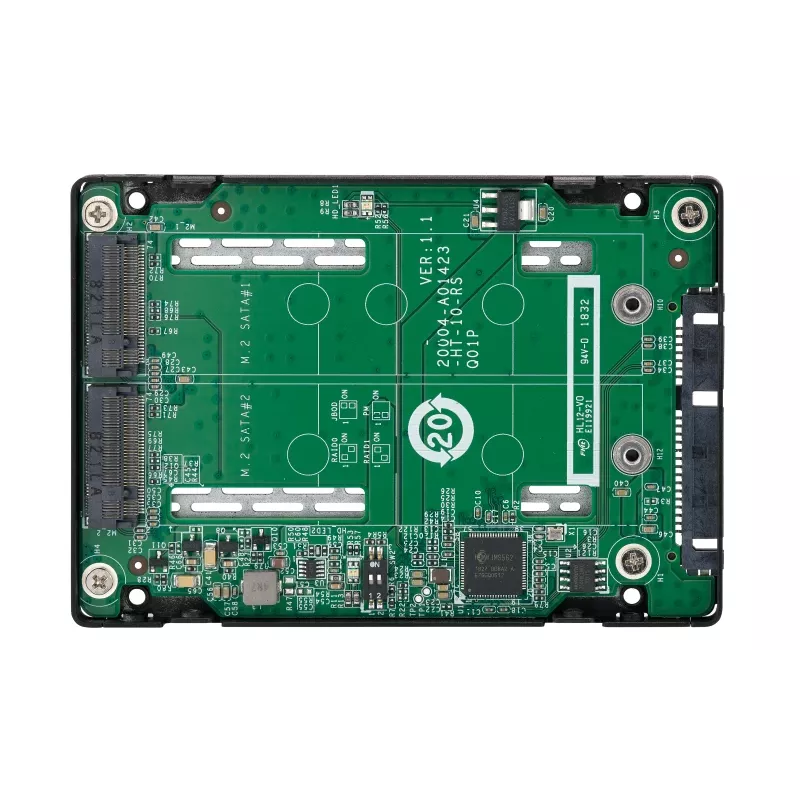 QNAP QDA-A2MAR Θήκη αποθήκευσης Θήκη SSD Μαύρο M.2