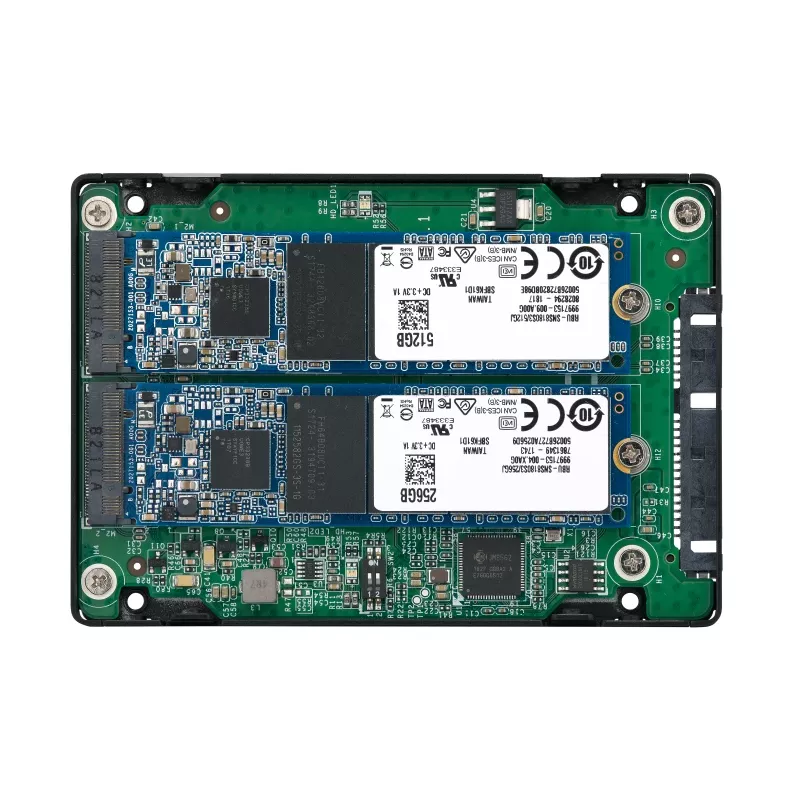 QNAP QDA-A2MAR Θήκη αποθήκευσης Θήκη SSD Μαύρο M.2