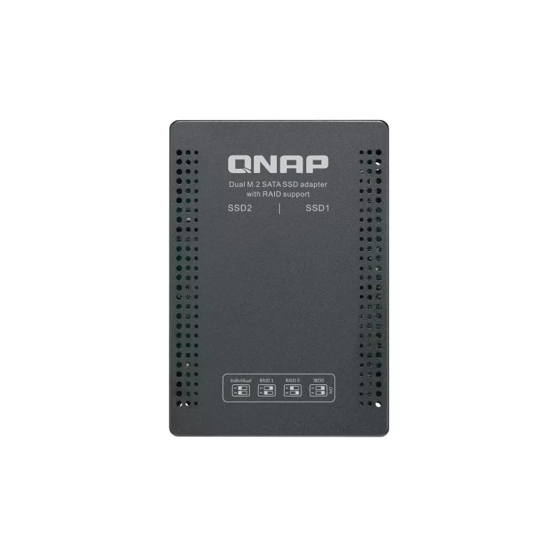 QNAP QDA-A2MAR Θήκη αποθήκευσης Θήκη SSD Μαύρο M.2
