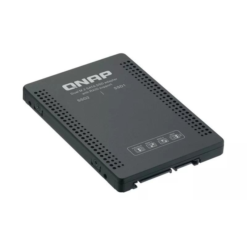 QNAP QDA-A2MAR Θήκη αποθήκευσης Θήκη SSD Μαύρο M.2