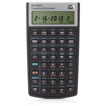 HP 10bII+, Μέγεθος τσέπης, Χρηματοοικονομικά, 1 γραμμή, Μαύρο