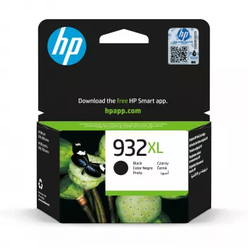 HP 932XL Μεγάλης χωρητικότητας Μαύρο Γνήσιο μελανοδοχείο, Μαύρο, 1 τεμ., 1000 σελίδες